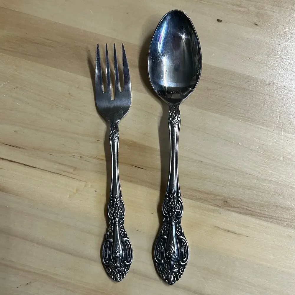 Spring Time Stainless Japan Victorian Style Flatware Set Fork 6.5